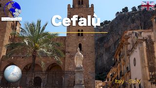 Cefalù, seaside town with a rich historical heritage, Sicily • Italy
